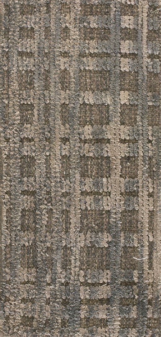 Contemporary high-low pile rug, design 9043b 1 Contemporary american hooked rug, design 9043b