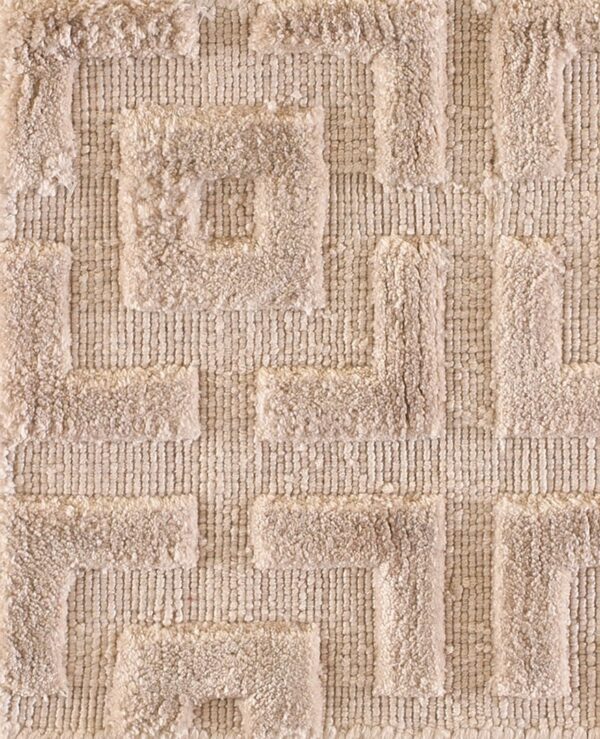 Contemporary american hooked rug, design 9047a