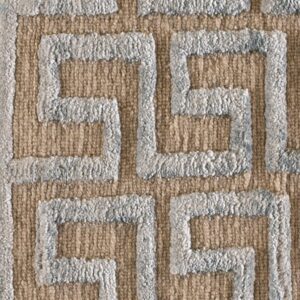 Contemporary American hooked rug, design 9055