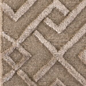 Contemporary American hooked rug, design 9056