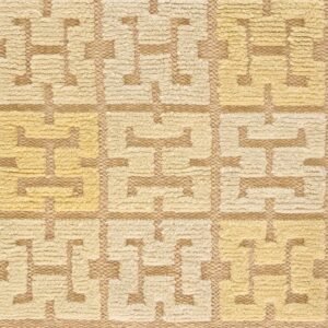 Contemporary American hooked rug, design 9062
