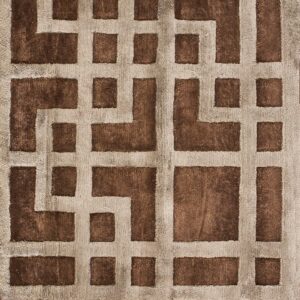 Contemporary American hooked rug, design 9064
