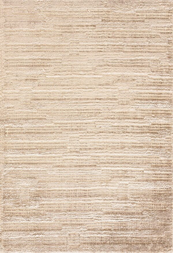 Contemporary high-low pile rug, design 9065 1 Contemporary american hooked rug, design 9065