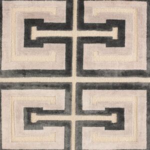 Contemporary American hooked rug, design 9069A