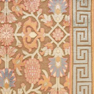Contemporary American hooked rug, design 9079A