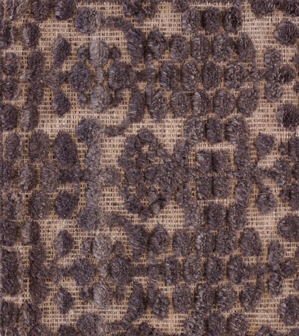 Contemporary high-low pile rug, design 9086a 1 Contemporary american hooked rug, design 9086a