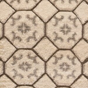 Contemporary American hooked rug, design 9089