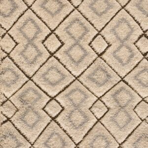 Contemporary American hooked rug, design 9091