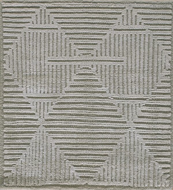Contemporary high-low pile rug, design 9108 1 Contemporary american hooked rug, design 9108
