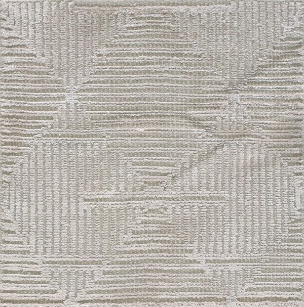Contemporary high-low pile rug, design 9108b 1 Contemporary american hooked rug, design 9108b