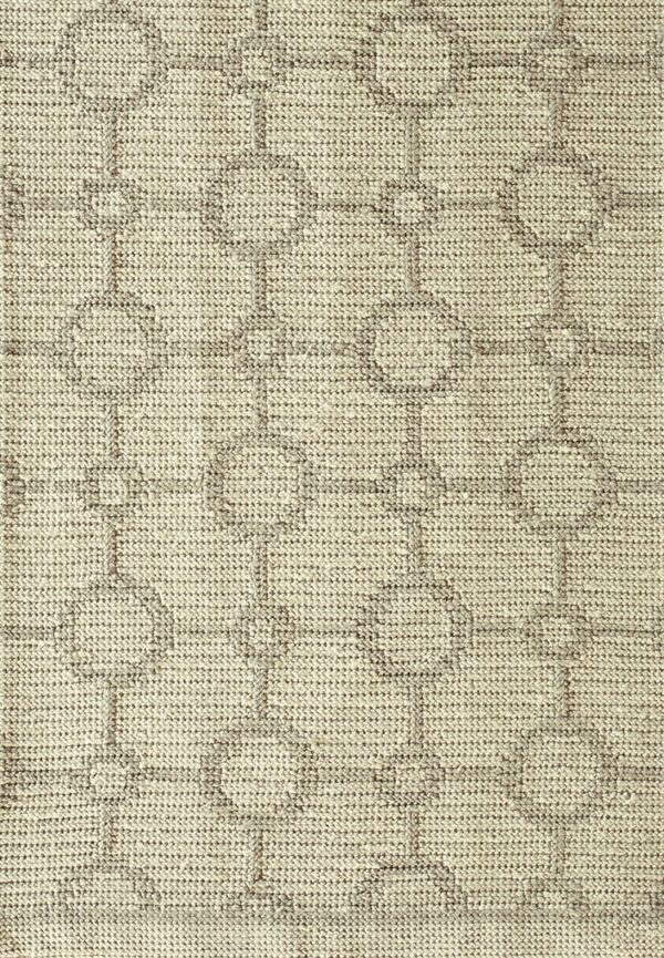 Contemporary american hooked rug, design a2019n