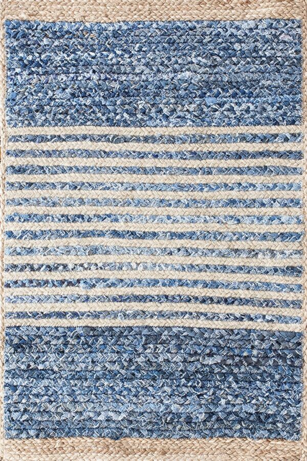 Contemporary braided rug, design b_10 2 Contemporary american hooked rug, design b_10