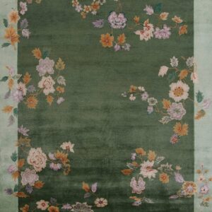 Contemporary American hooked rug, design C18011