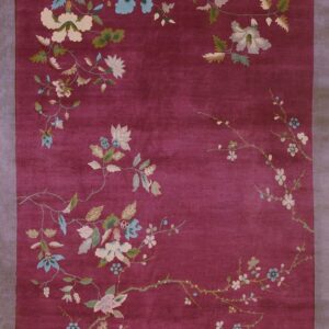 Contemporary American hooked rug, design C18014