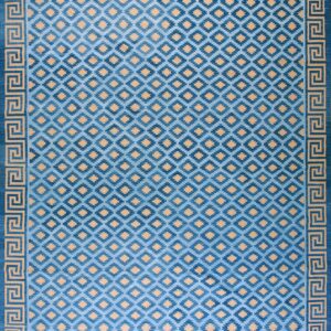 Contemporary American hooked rug, design D8107B