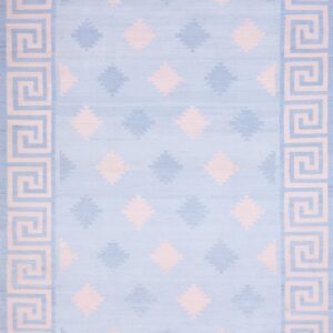 Contemporary American hooked rug, design D8109