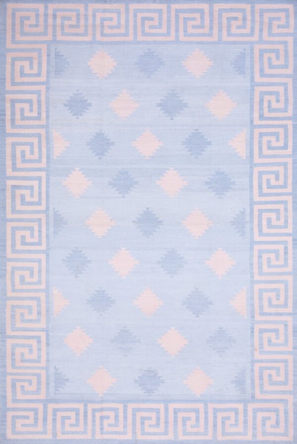 Contemporary dhurrie rug, design d8109 3 Contemporary american hooked rug, design d8109