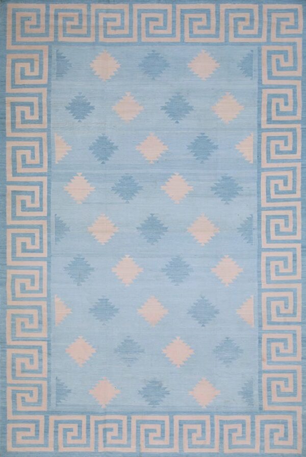 Contemporary dhurrie rug, design d8109 1 Contemporary american hooked rug, design d8109