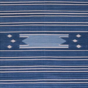 Contemporary American hooked rug, design D8118A
