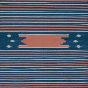 Contemporary American hooked rug, design D8118B