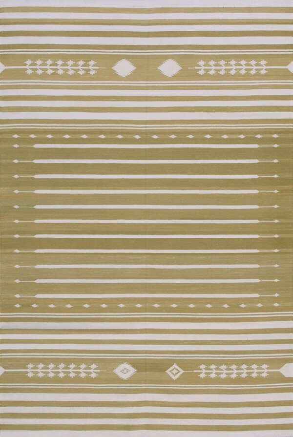 Contemporary dhurrie rug, design d8121b 1 Contemporary american hooked rug, design d8121b