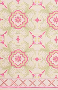Contemporary American hooked rug, design F2015C