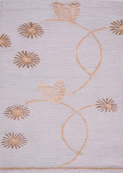 Contemporary flat weave rug, design f2051 1 Contemporary american hooked rug, design f2051