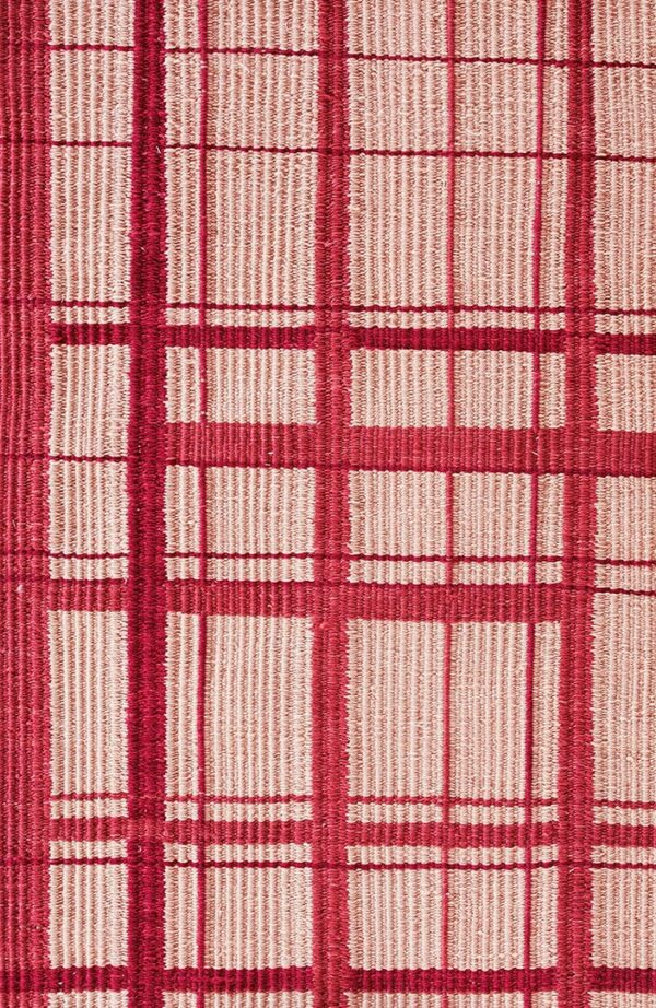 Contemporary flat weave rug, design f7111 1 Contemporary american hooked rug, design f7111
