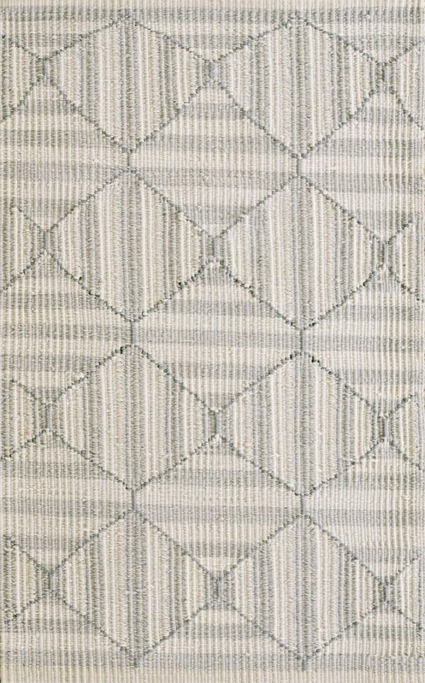 Contemporary flat weave rug, design f7113 1 Contemporary american hooked rug, design f7113