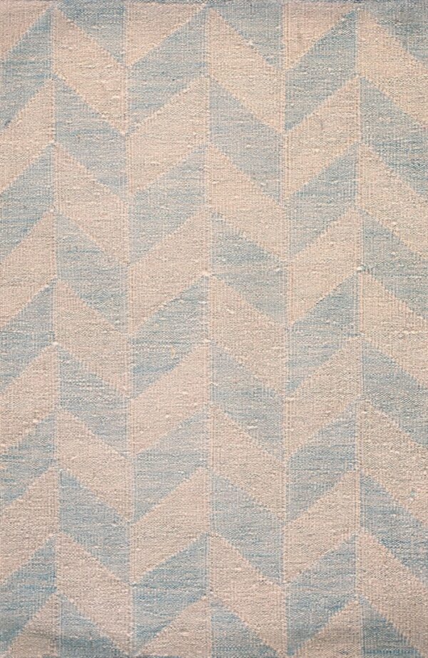 Contemporary flat weave rug, design f7205 1 Contemporary american hooked rug, design f7205