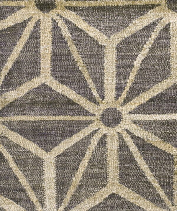 Contemporary flat weave rug, design f7206 1 Contemporary american hooked rug, design f7206