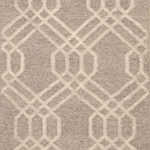 Contemporary American hooked rug, design F7221