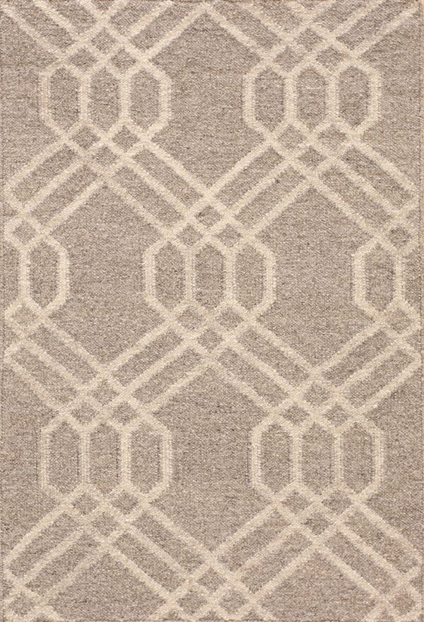 Contemporary flat weave rug, design f7221 1 Contemporary american hooked rug, design f7221