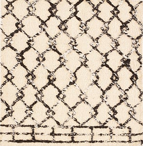 Contemporary American hooked rug, design F7226