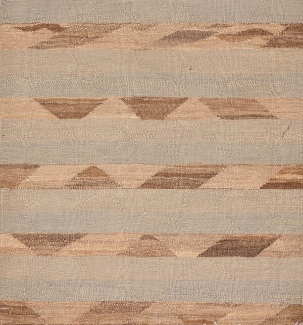 Contemporary american hooked rug, design f7237f