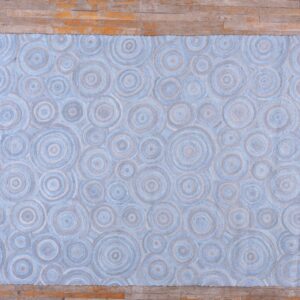 Contemporary American hooked rug, design I1174L
