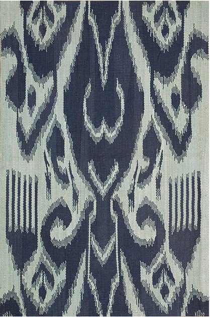 Contemporary ikat rug, design i8005a 2 Contemporary american hooked rug, design i8005a