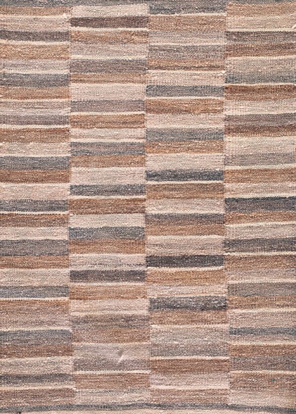 Contemporary kouhi flat weave rug, design k7207b 1 Contemporary american hooked rug, design k7207b