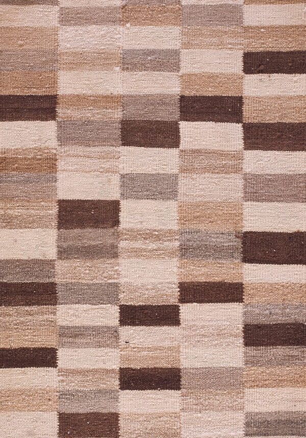 Contemporary kouhi flat weave rug, design k7207c 1 Contemporary american hooked rug, design k7207c