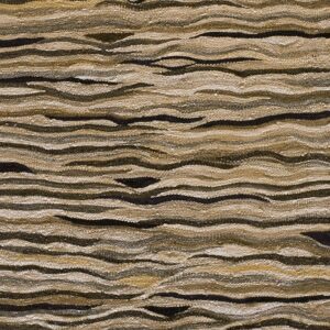 Contemporary American hooked rug, design K7209C