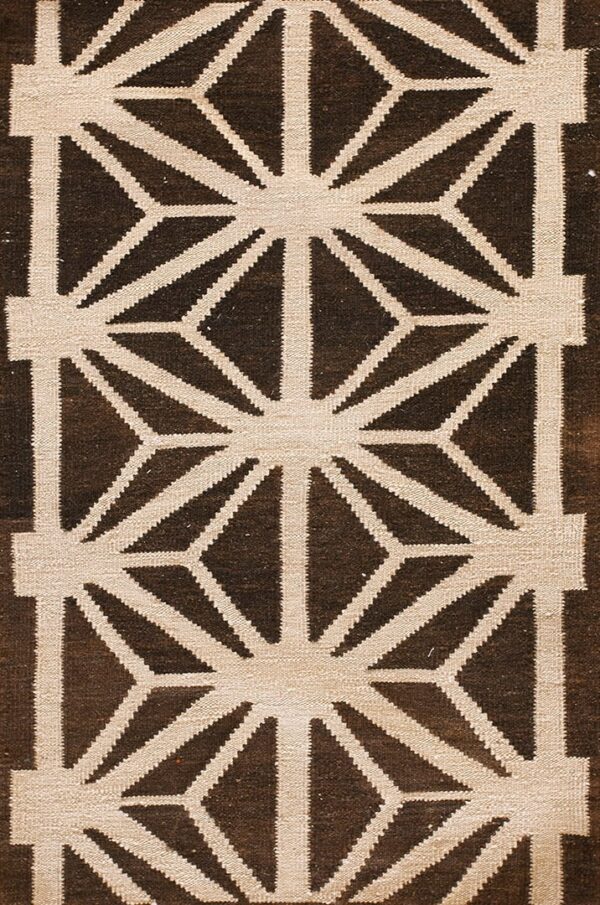 Contemporary kouhi flat weave rug, design k7212c 1 Contemporary american hooked rug, design k7212c
