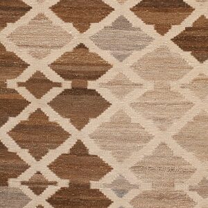 Contemporary American hooked rug, design K7213A