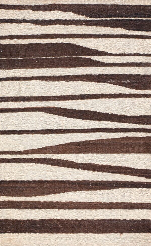 Contemporary kouhi flat weave rug, design k7220c 1 Contemporary american hooked rug, design k7220c
