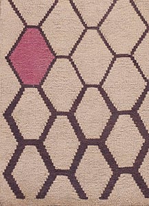 Contemporary American hooked rug, design K7224
