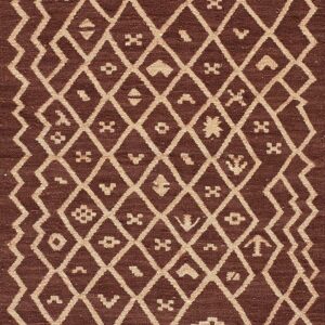 Contemporary American hooked rug, design K7236A