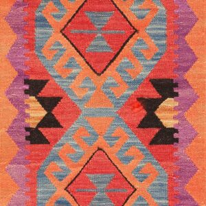Contemporary American hooked rug, design K7239