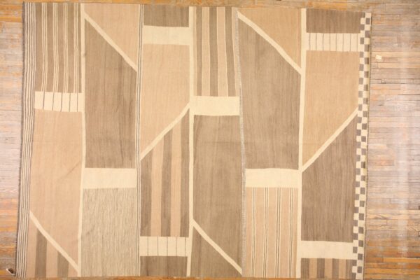 Contemporary kilim rug, design k7266 1 Contemporary american hooked rug, design k7266