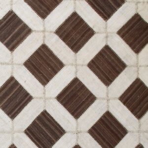 Contemporary American hooked rug, design KC_1C