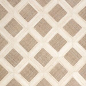 Contemporary American hooked rug, design KC_1F