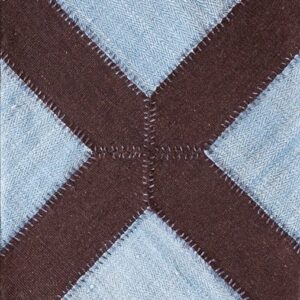 Contemporary American hooked rug, design KC_1M